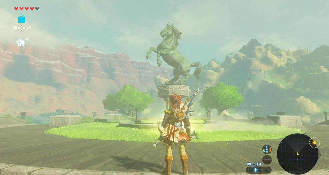 《塞爾達傳說：曠野之息》全回憶地點位置圖及實景圖分享