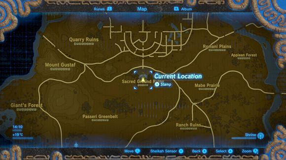《塞爾達傳說：野之息》全記憶保存點位置詳解