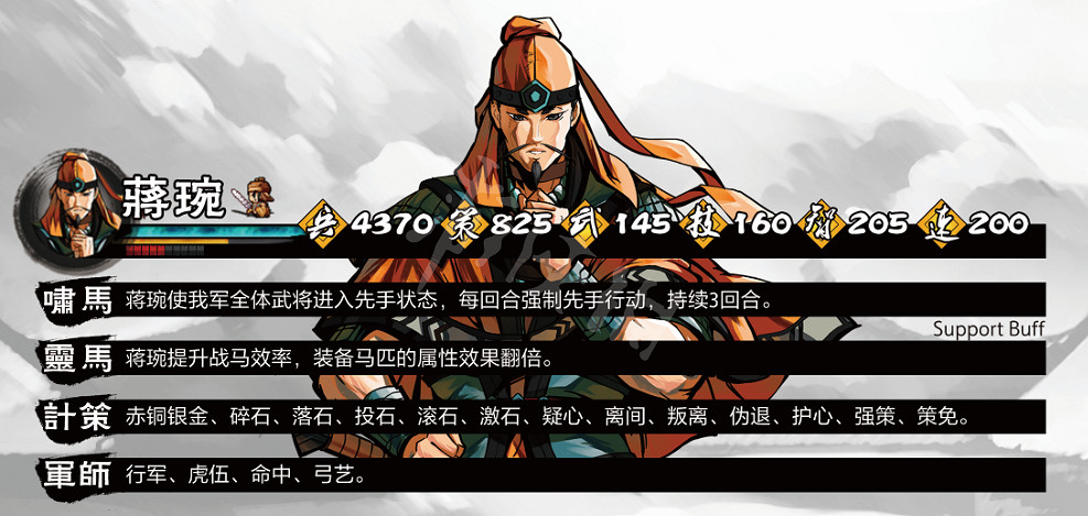 《吞食孔明傳》蜀國武將資料及技能屬性匯總 蜀國武將有哪些？