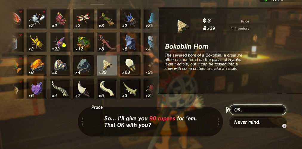 《塞爾達傳說:曠野之息》賺錢方法圖文匯總 《塞爾達傳說:曠野之息》賺錢方法圖文匯總