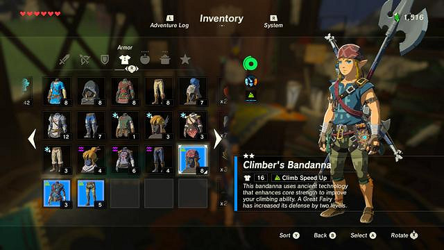 《塞爾達傳說:曠野之息》防寒服+隱形服+登山服位置圖解 《塞爾達傳說:曠野之息》防寒服+隱形服+登山服位置圖解