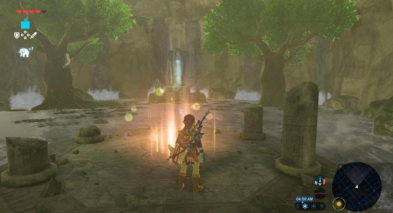 《塞爾達傳說：曠野之息》全回憶地點位置圖及實景圖分享