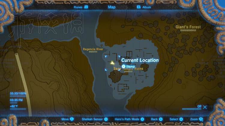 《塞爾達傳說：曠野之息》DLC衣服位置圖解