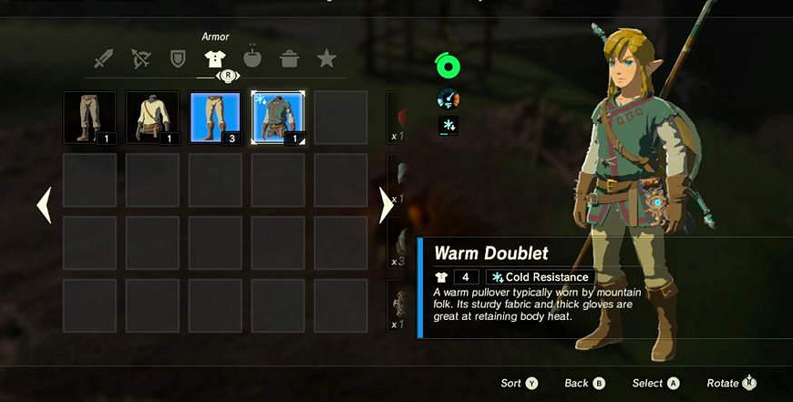 《塞爾達傳說:曠野之息》防具推薦及獲得方法一覽 《塞爾達傳說:曠野之息》防具推薦及獲得方法一覽