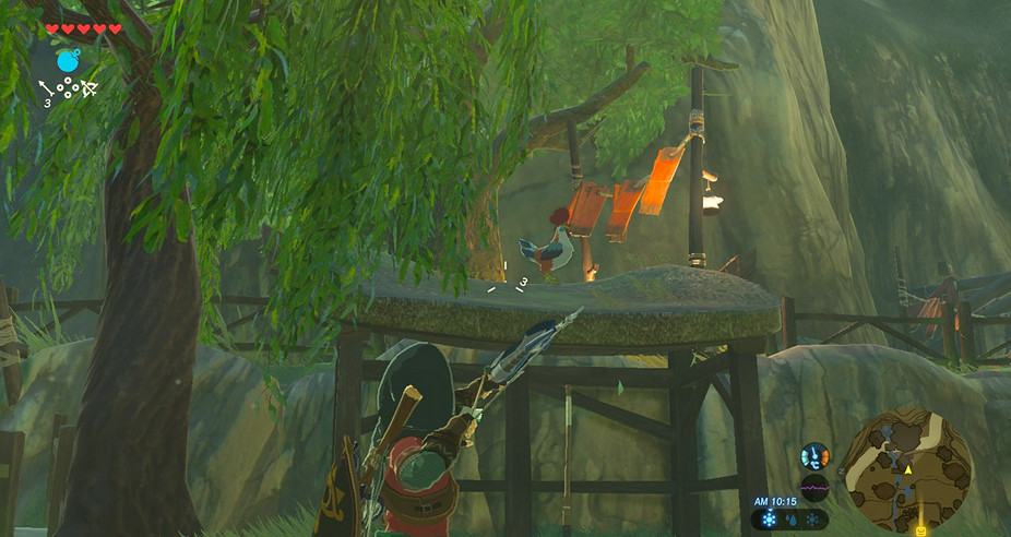 《塞爾達傳說：曠野之息》抓雞任務位置在哪？