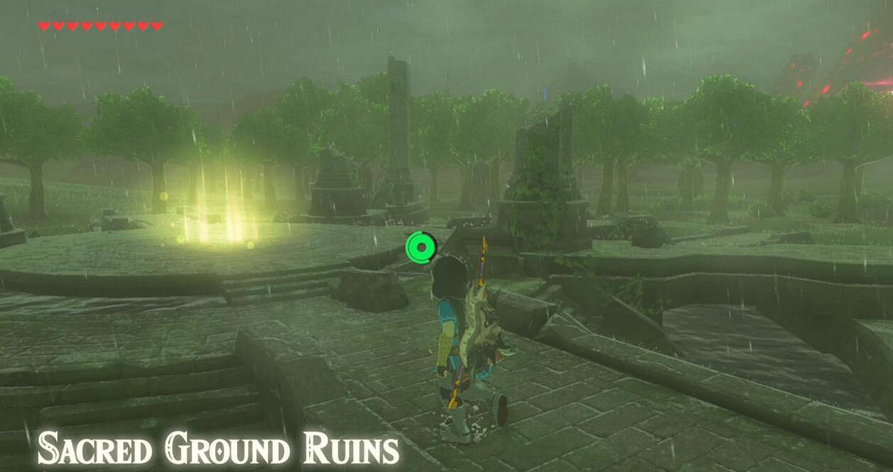 《塞爾達傳說：曠野之息》全回憶地點位置圖及實景圖分享