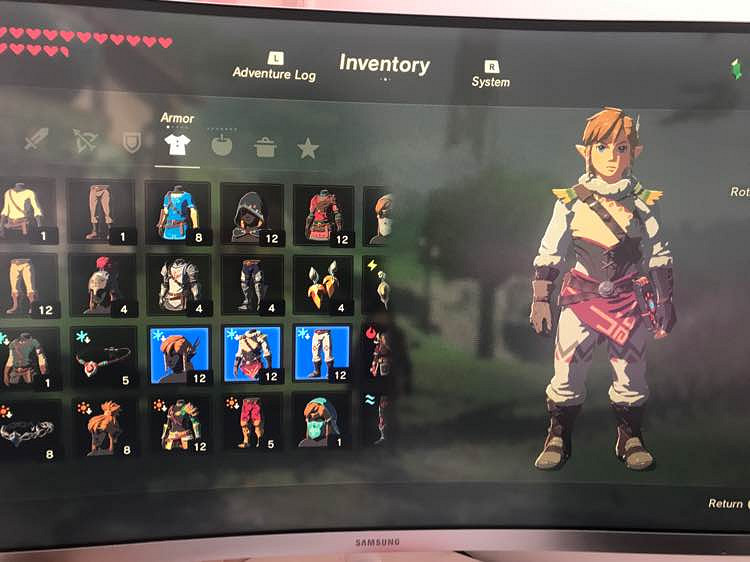 《塞爾達傳說:曠野之息》套裝全收集展示 《塞爾達傳說:曠野之息》套裝全收集展示