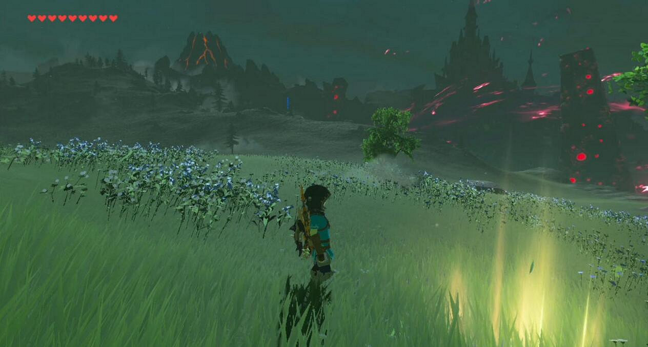 《塞爾達傳說：曠野之息》全回憶地點位置圖及實景圖分享