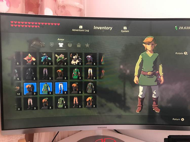 《塞爾達傳說:曠野之息》套裝全收集展示 《塞爾達傳說:曠野之息》套裝全收集展示