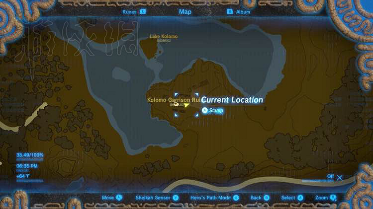 《塞爾達傳說:曠野之息》DLC衣服位置圖解 《塞爾達傳說:曠野之息》DLC衣服位置圖解