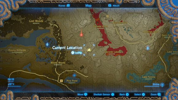 《塞爾達傳說：野之息》全記憶保存點位置詳解