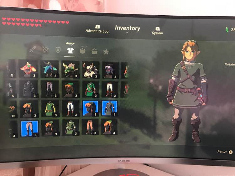 《塞爾達傳說:曠野之息》套裝全收集展示 《塞爾達傳說:曠野之息》套裝全收集展示