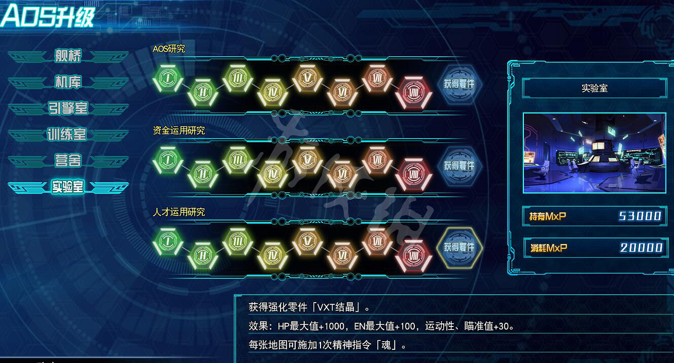 《超級機器人大戰30》aos升級解鎖條件匯總 aos升級零件有哪些？