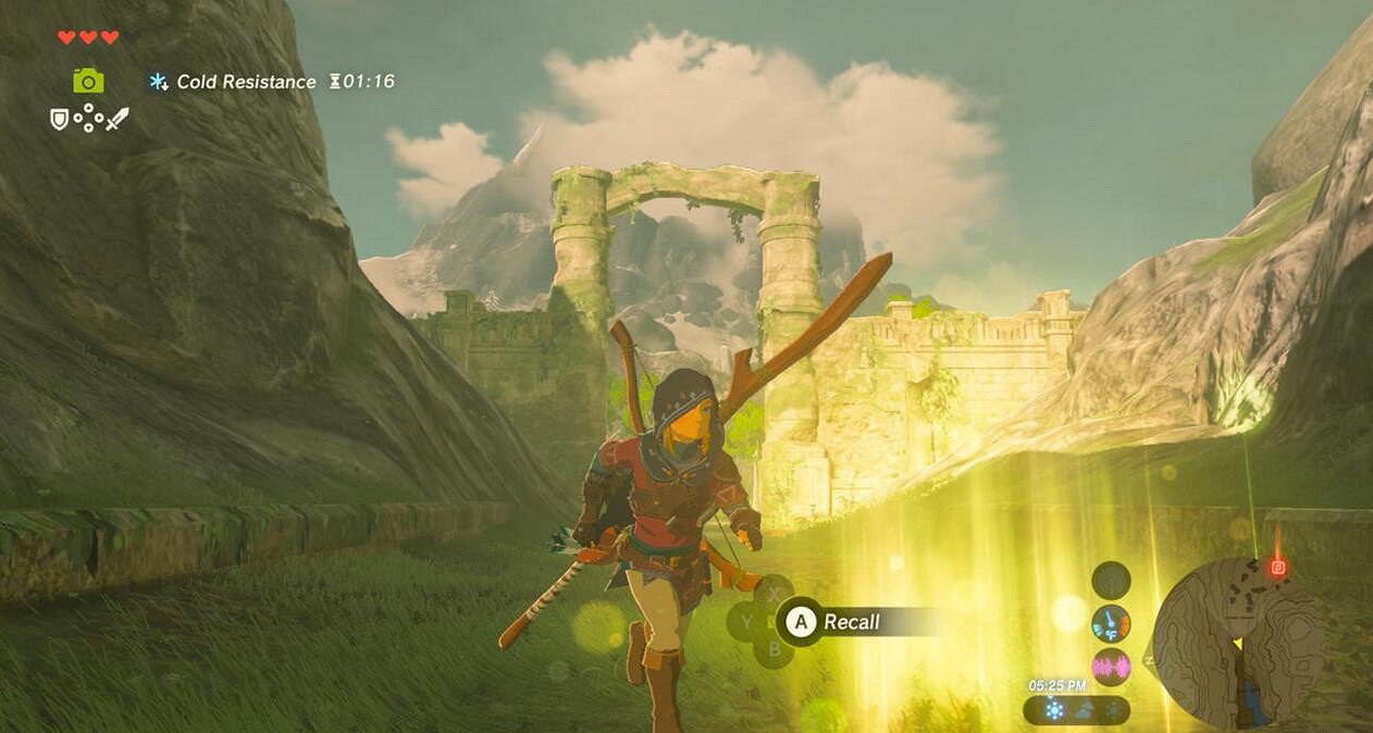 《塞爾達傳說：曠野之息》全回憶地點位置圖及實景圖分享