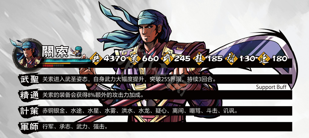 《吞食孔明傳》蜀國武將資料及技能屬性匯總 蜀國武將有哪些？