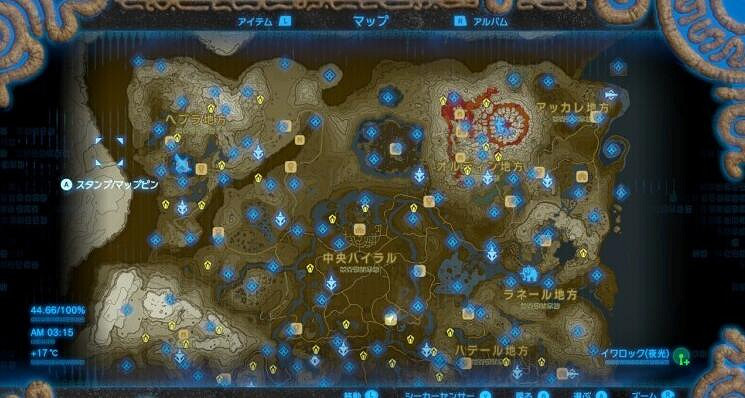 《塞爾達傳說:曠野之息》所有石巨人及試煉迷宮坐標地圖 《塞爾達傳說:曠野之息》所有石巨人及試煉迷宮坐標地圖