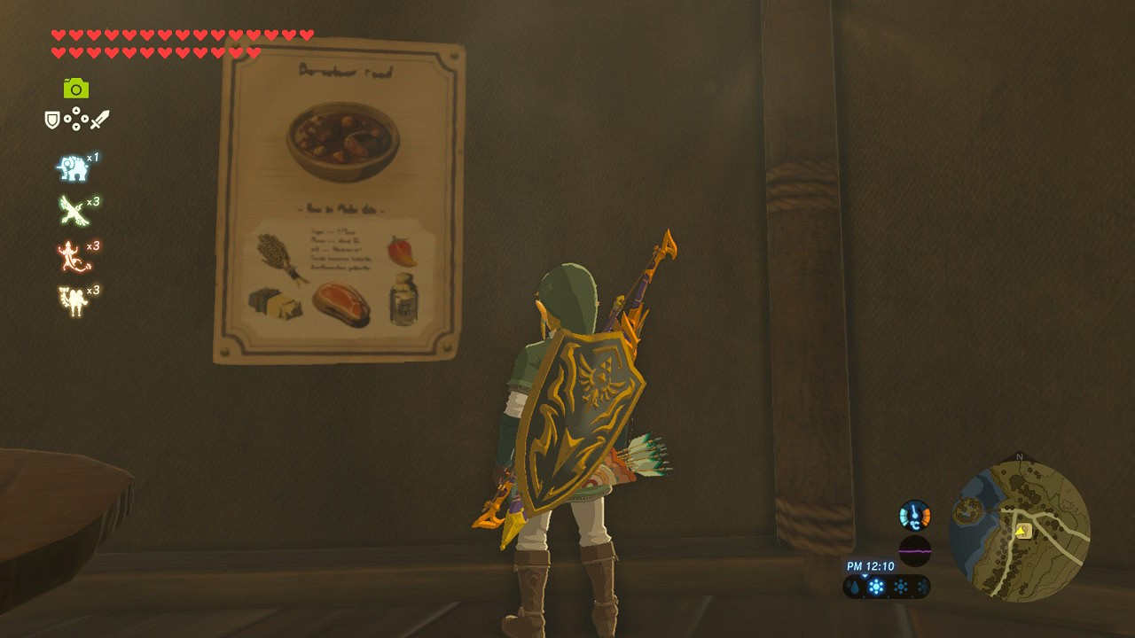 《塞爾達傳說：曠野之息》新手向料理系統圖文攻略