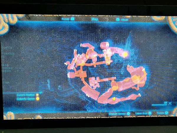 《塞爾達傳說：曠野之息》城堡全二十三個呀哈哈分布位置