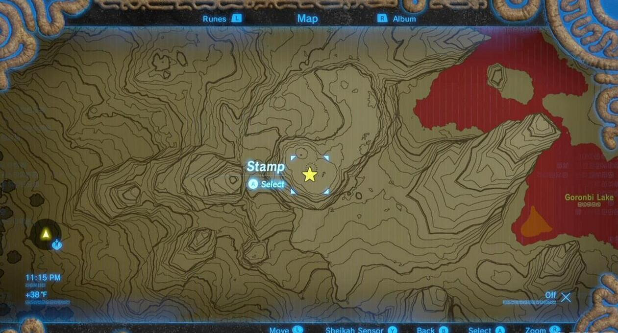 《塞爾達傳說：曠野之息》全回憶地點位置圖及實景圖分享