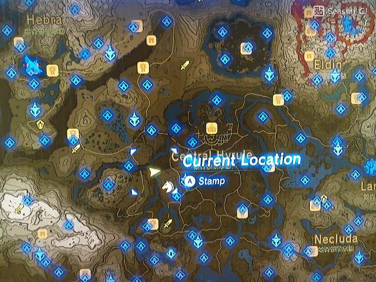 《塞爾達傳說：曠野之息》DLC新物品位置地圖示注大全