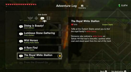 《塞爾達傳說:曠野之息》白馬位置及獲得方法介紹 《塞爾達傳說:曠野之息》白馬位置及獲得方法介紹