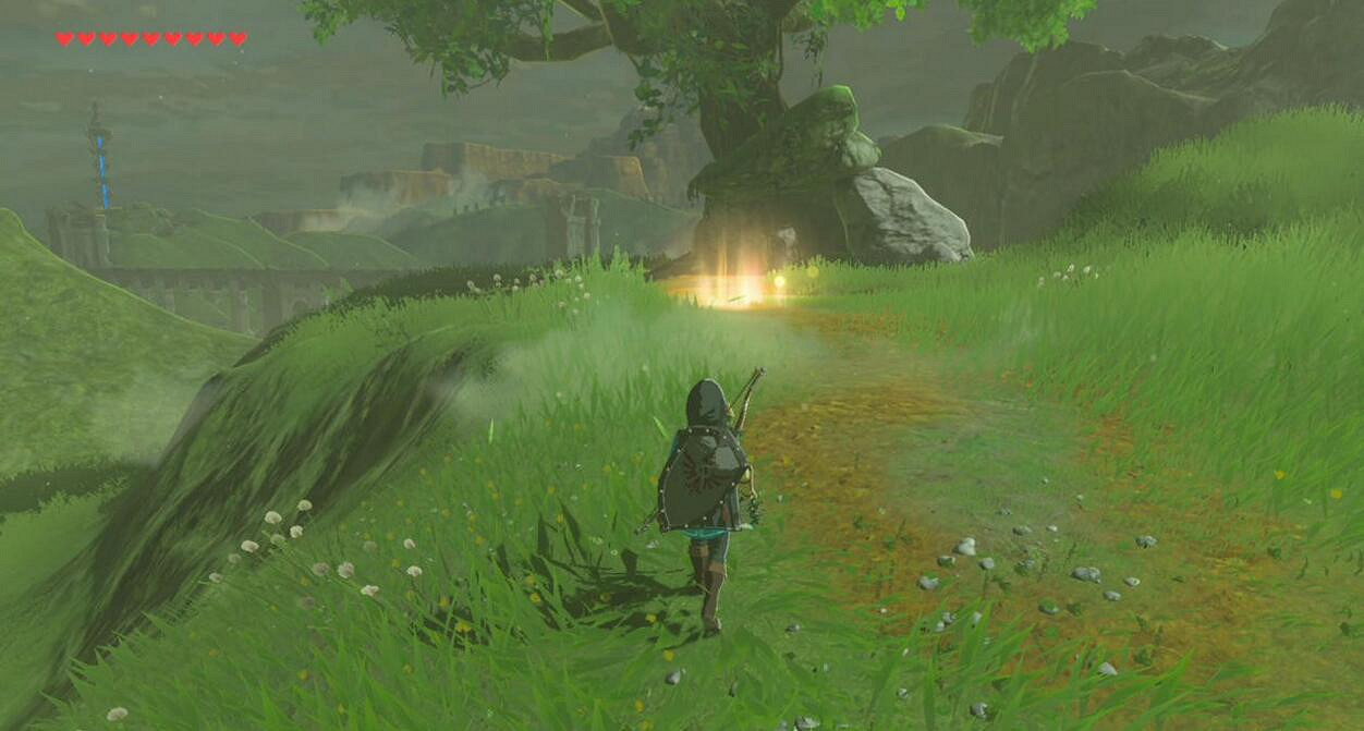 《塞爾達傳說：曠野之息》全回憶地點位置圖及實景圖分享