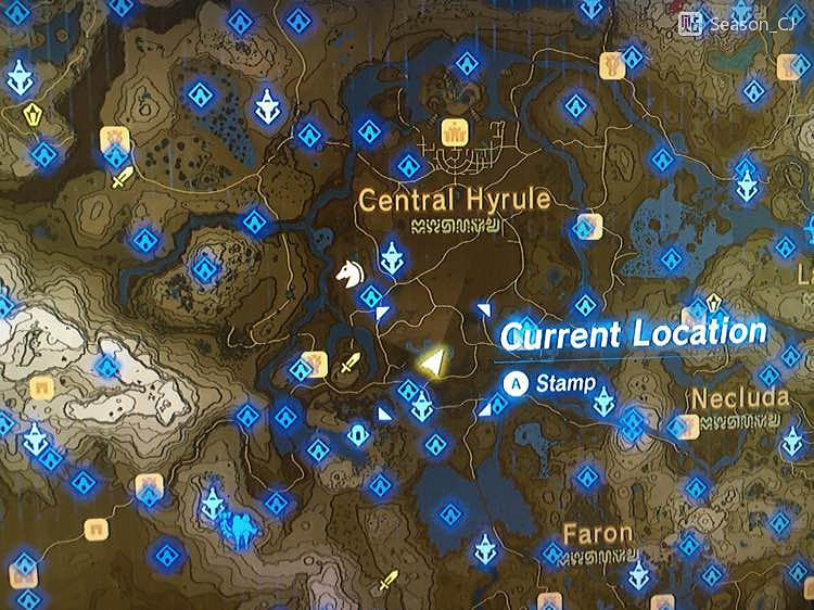 《塞爾達傳說：曠野之息》DLC新物品位置地圖示注大全