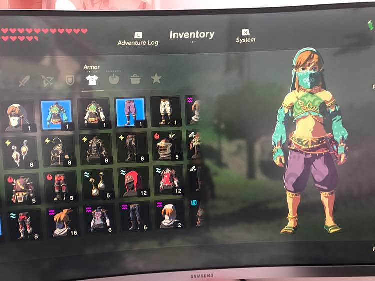 《塞爾達傳說:曠野之息》套裝全收集展示 《塞爾達傳說:曠野之息》套裝全收集展示