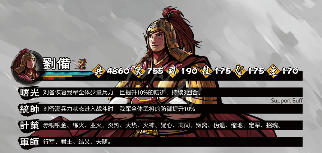 《吞食孔明傳》蜀國武將資料及技能屬性匯總 蜀國武將有哪些？