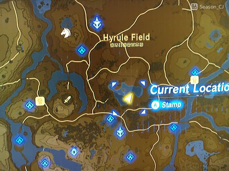 《塞爾達傳說：曠野之息》DLC新物品位置地圖示注大全
