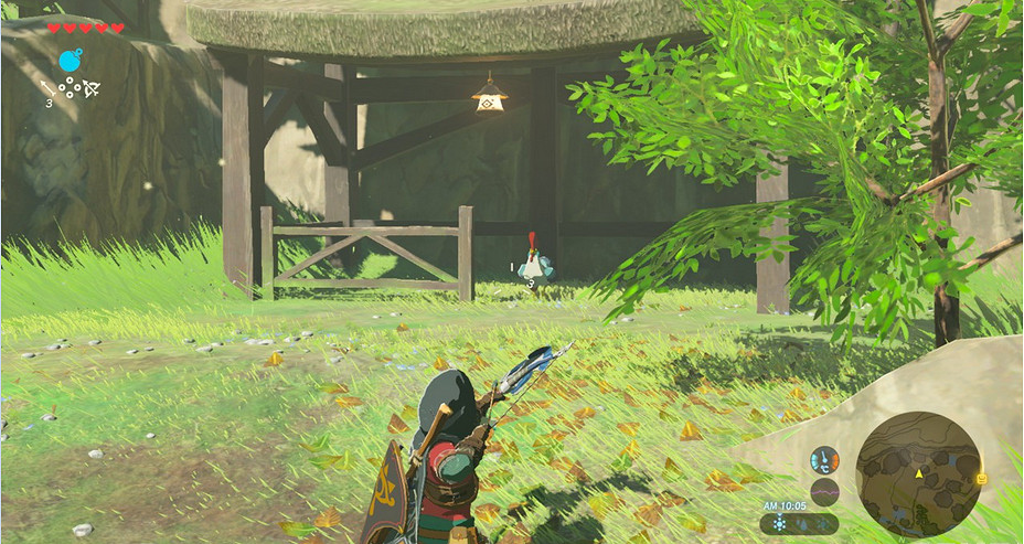 《塞爾達傳說：曠野之息》抓雞任務位置在哪？