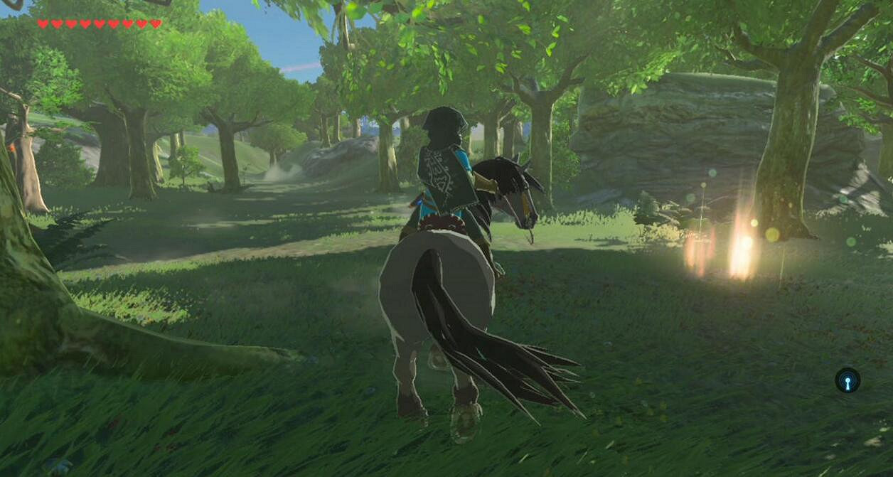 《塞爾達傳說：曠野之息》全回憶地點位置圖及實景圖分享