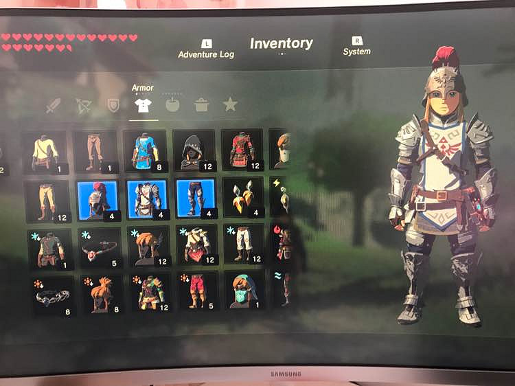 《塞爾達傳說:曠野之息》套裝全收集展示 《塞爾達傳說:曠野之息》套裝全收集展示