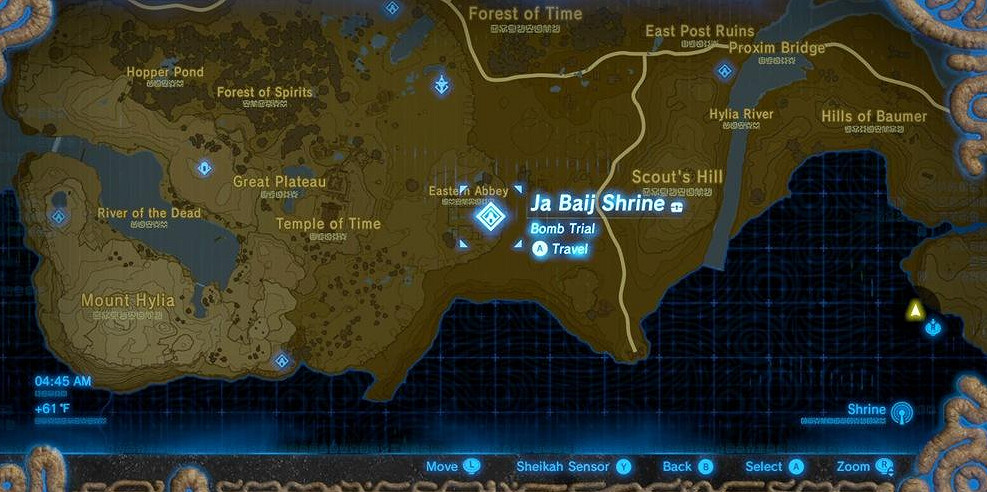 《塞爾達傳說：曠野之息》試煉之祠Great Plateau區域攻略