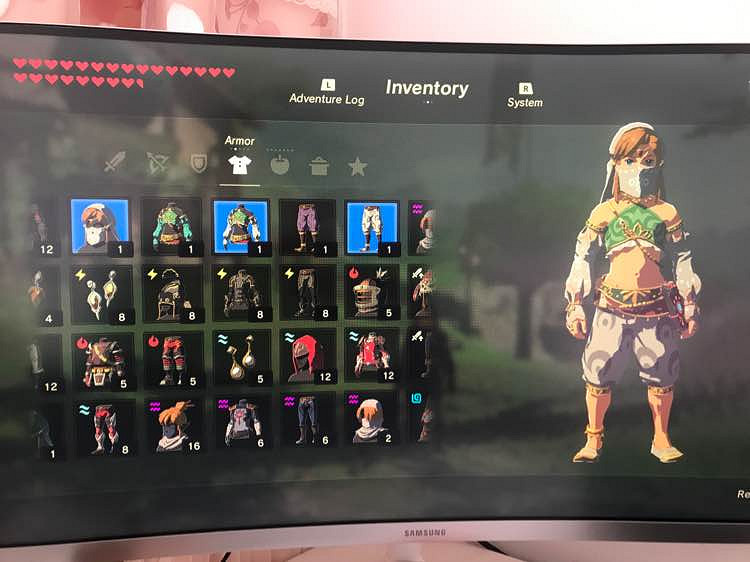 《塞爾達傳說:曠野之息》套裝全收集展示 《塞爾達傳說:曠野之息》套裝全收集展示