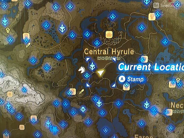 《塞爾達傳說：曠野之息》DLC新物品位置地圖示注大全