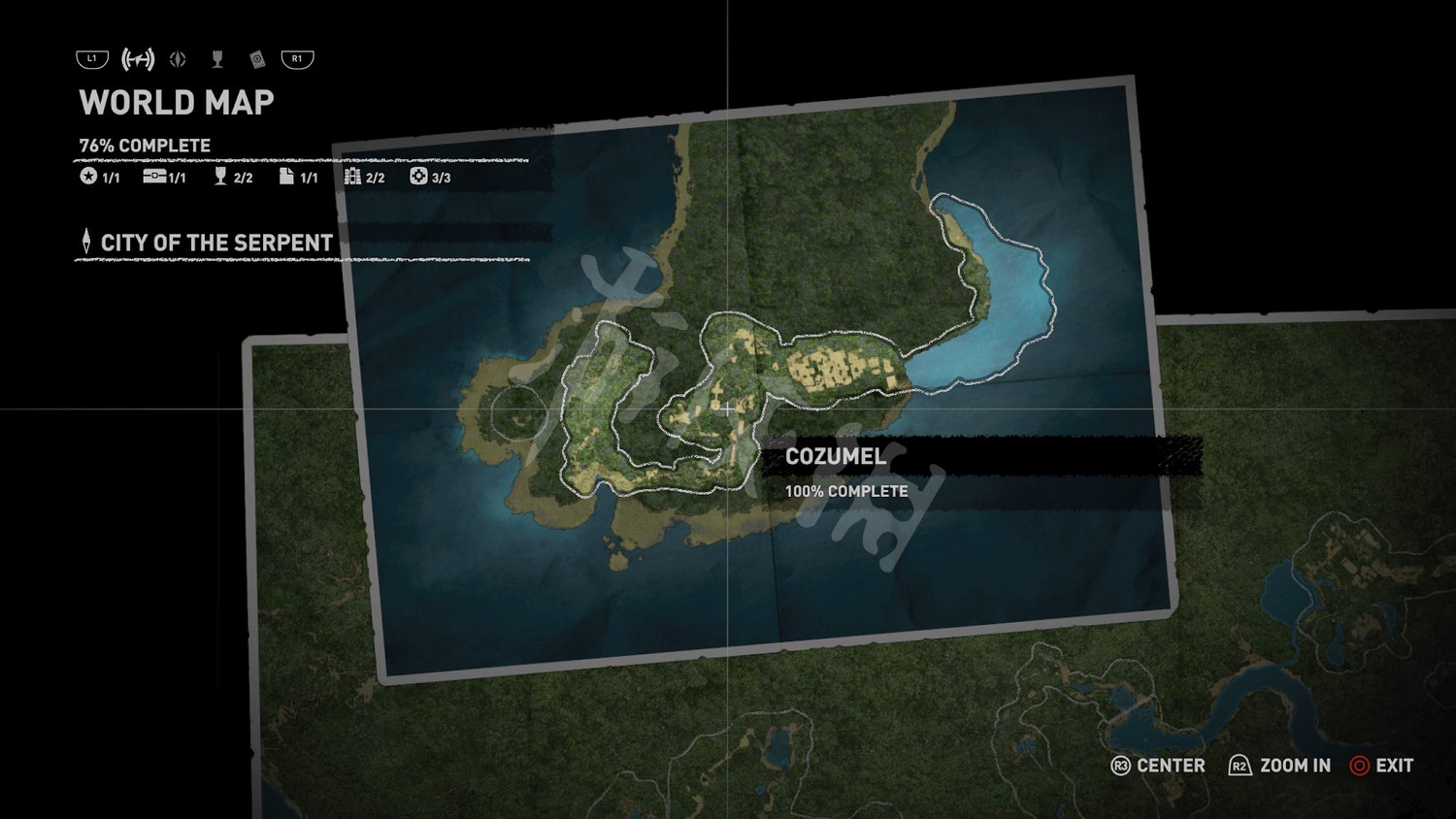 《古墓奇兵暗影》科蘇梅爾洞穴全收集圖文攻略 第一關地圖詳解