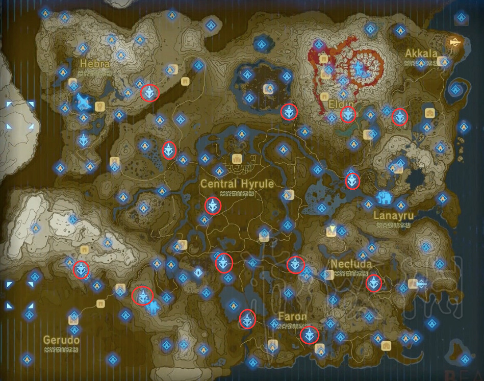 《塞爾達傳說:曠野之息》地圖塔位置一覽 地圖塔都在哪? 《塞爾達傳說:曠野之息》地圖塔位置一覽 地圖塔都在哪?