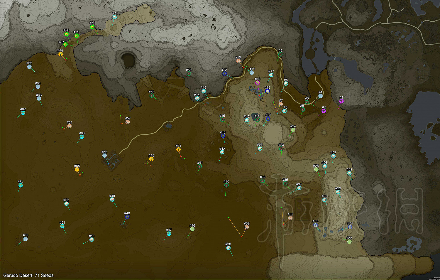 《塞爾達傳說：曠野之息》呀哈哈都在哪？900個呀哈哈地圖分布位置一覽