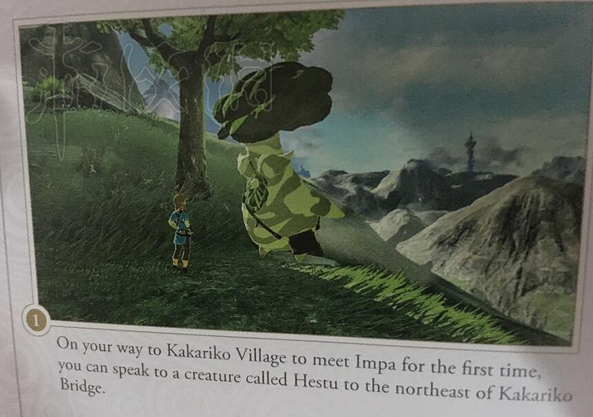 《塞爾達傳說：曠野之息》官方英文全支線截圖+翻譯對照一覽