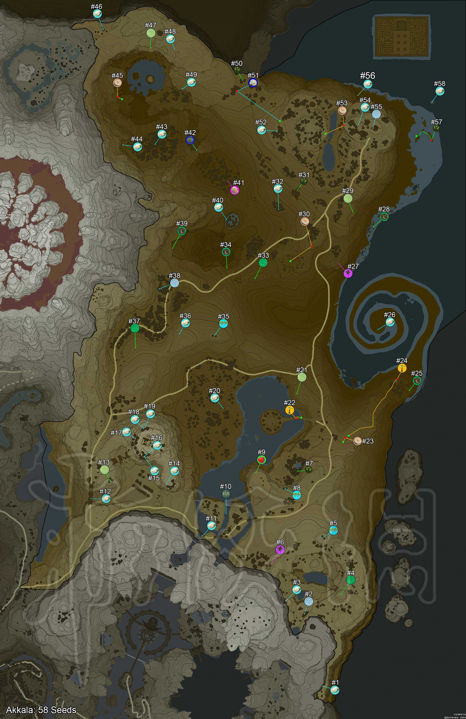 《塞爾達傳說：曠野之息》呀哈哈都在哪？900個呀哈哈地圖分布位置一覽