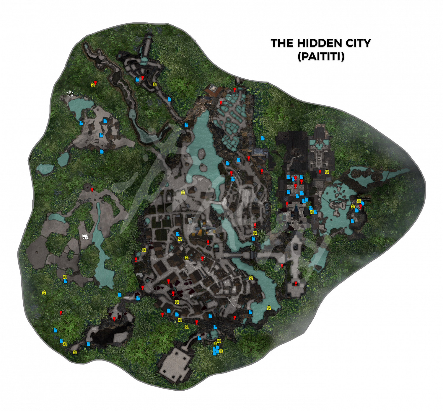 《古墓奇兵：暗影》全古墓+挑戰+資源點收集地圖 地圖大全