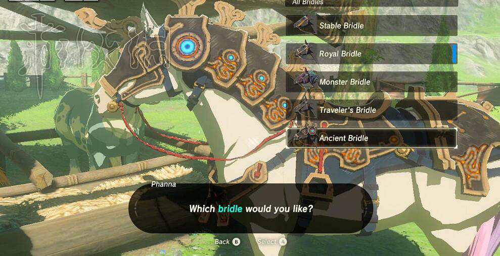 《塞爾達傳說：曠野之息》DLC2給馬裝備護具方法介紹