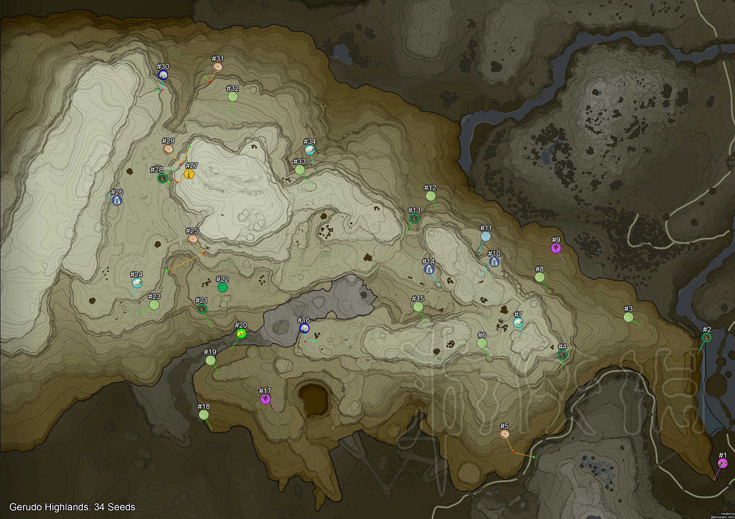《塞爾達傳說：曠野之息》呀哈哈都在哪？900個呀哈哈地圖分布位置一覽
