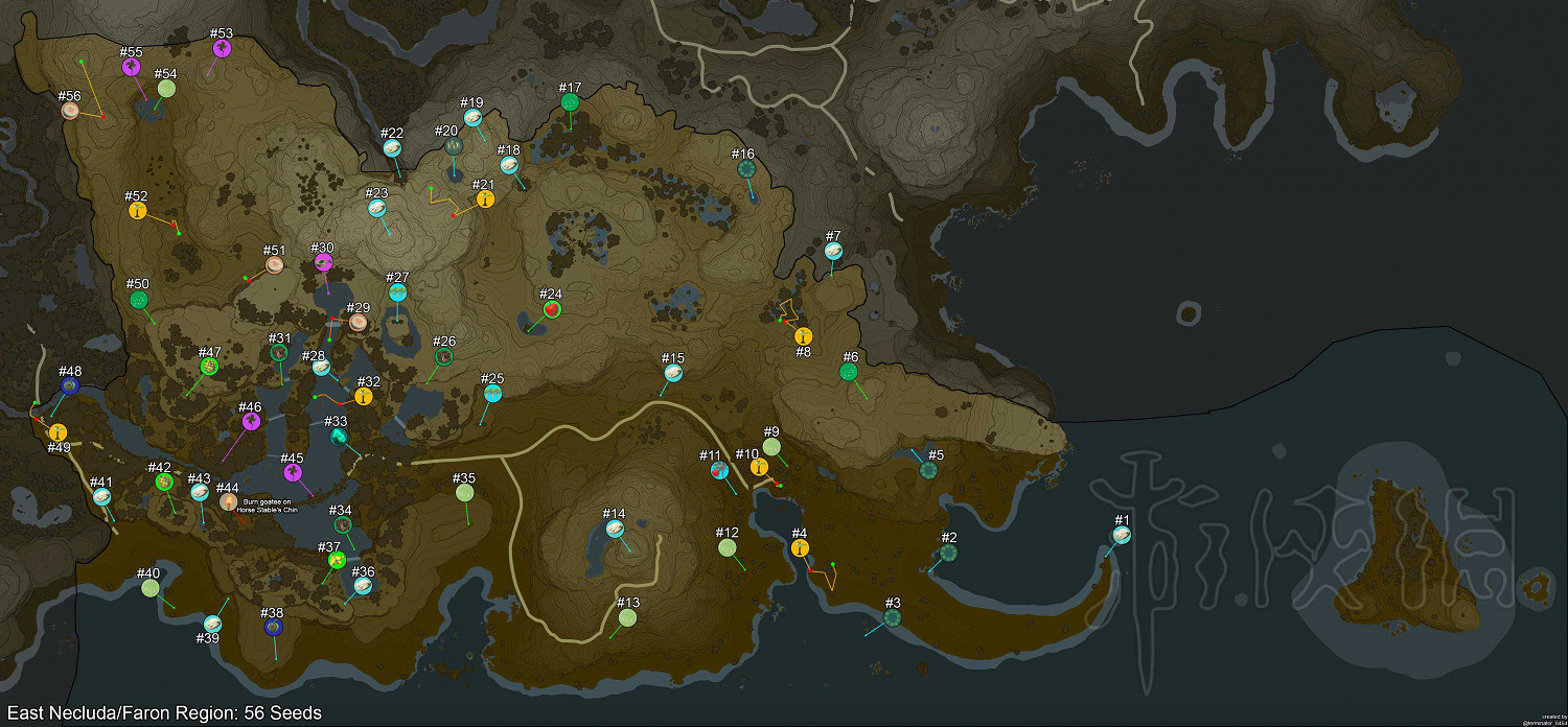 《塞爾達傳說：曠野之息》呀哈哈都在哪？900個呀哈哈地圖分布位置一覽