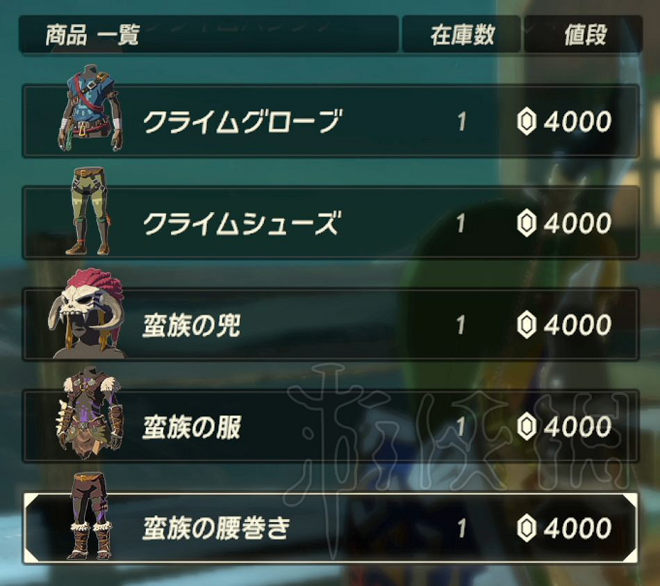 《塞爾達傳說：曠野之息》套裝攻略 正常流程能獲得哪些套裝？