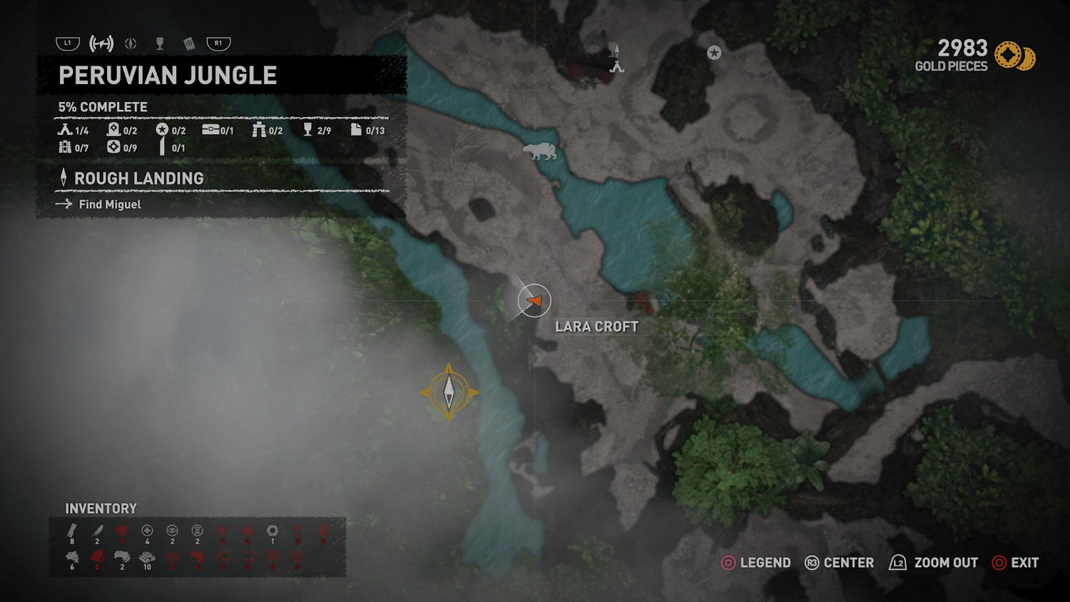 《古墓奇兵暗影》秘魯叢林收藏品在哪 秘魯叢林全地圖收集詳解 《古墓奇兵暗影》秘魯叢林收藏品在哪 秘魯叢林全地圖收集詳解