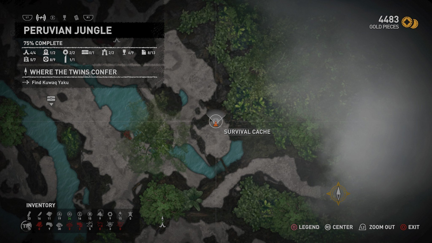 《古墓奇兵暗影》秘魯叢林收藏品在哪 秘魯叢林全地圖收集詳解