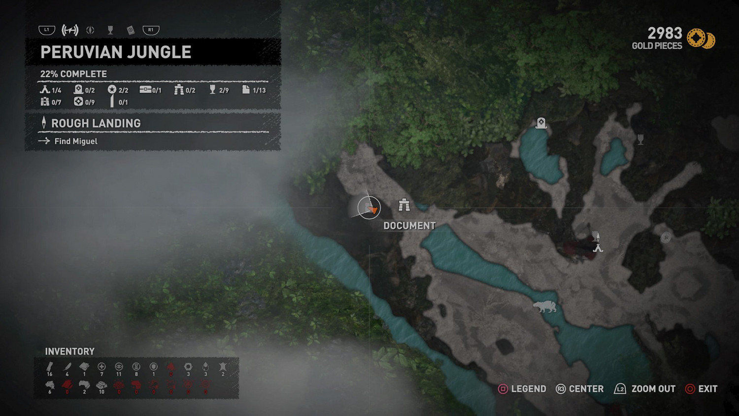 《古墓奇兵暗影》秘魯叢林收藏品在哪 秘魯叢林全地圖收集詳解 《古墓奇兵暗影》秘魯叢林收藏品在哪 秘魯叢林全地圖收集詳解