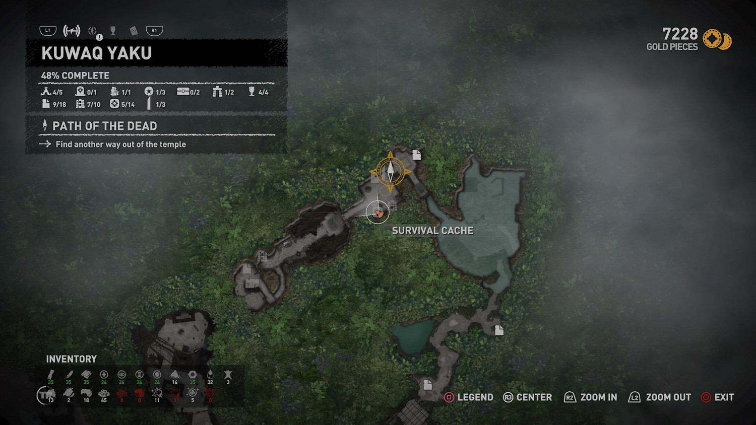 《古墓奇兵暗影》庫阿克雅庫全收集物品及挑戰任務圖文攻略分享